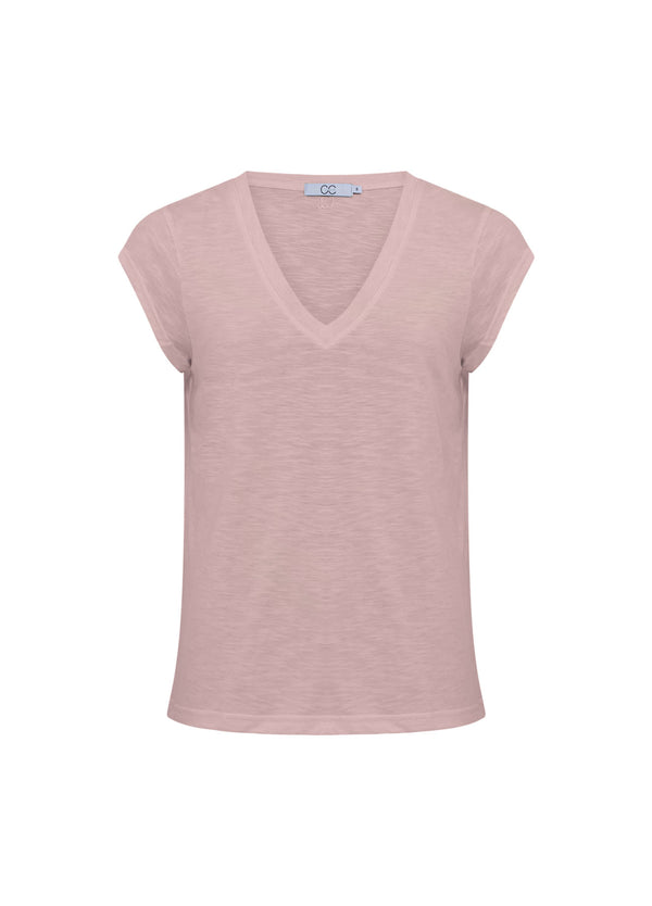 CC Heart CC HEART T-SHIRT MED V-HALT T-Shirt Old rose - 690