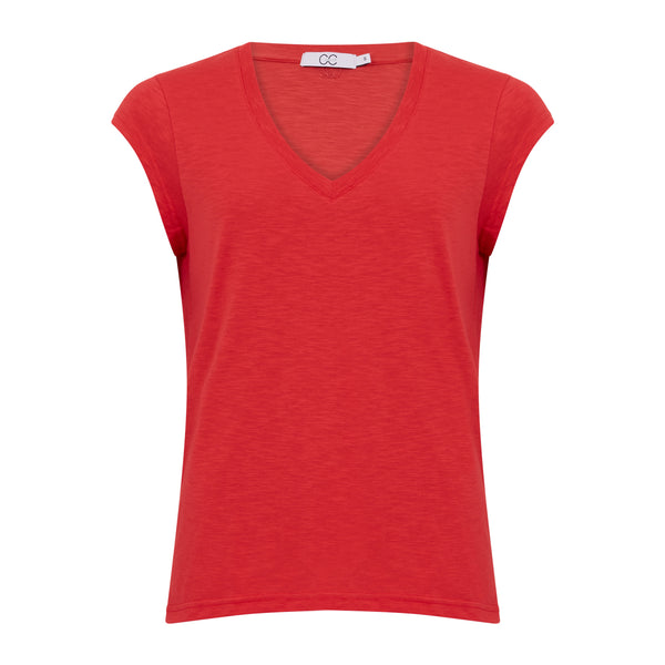 CC Heart CC HEART T-SHIRT MED V-HALT T-Shirt Papaya pink - 613