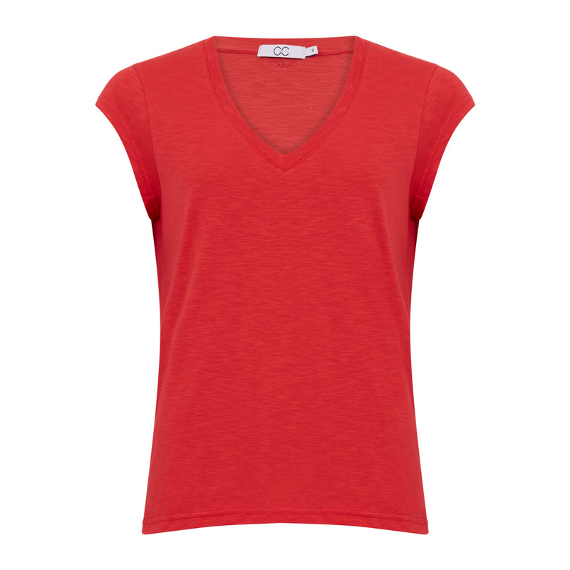 CC Heart CC HEART T-SHIRT MED V-HALT T-Shirt Papaya pink - 613