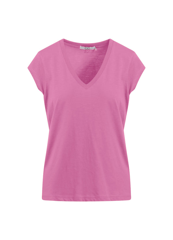 CC Heart CC HEART T-SHIRT MED V-HALT T-Shirt Rose pink - 644