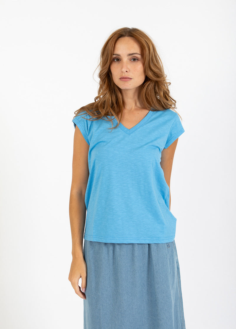 CC Heart CC HEART T-SHIRT MED V-HALT T-Shirt Storm blue - 539