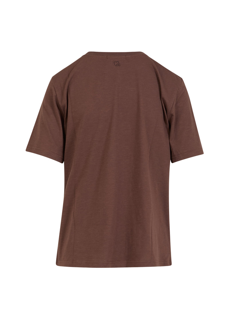 CC Heart CC HEART TOI T-SHIRT - MELLANÄRM T-Shirt Chocolate nut - 389