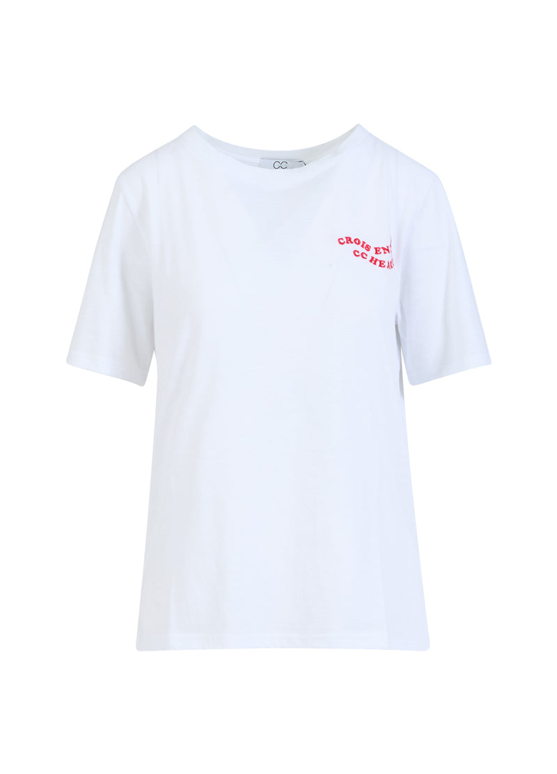 CC Heart CC HEART TOI T-SHIRT - MELLANÄRM T-Shirt White - 200