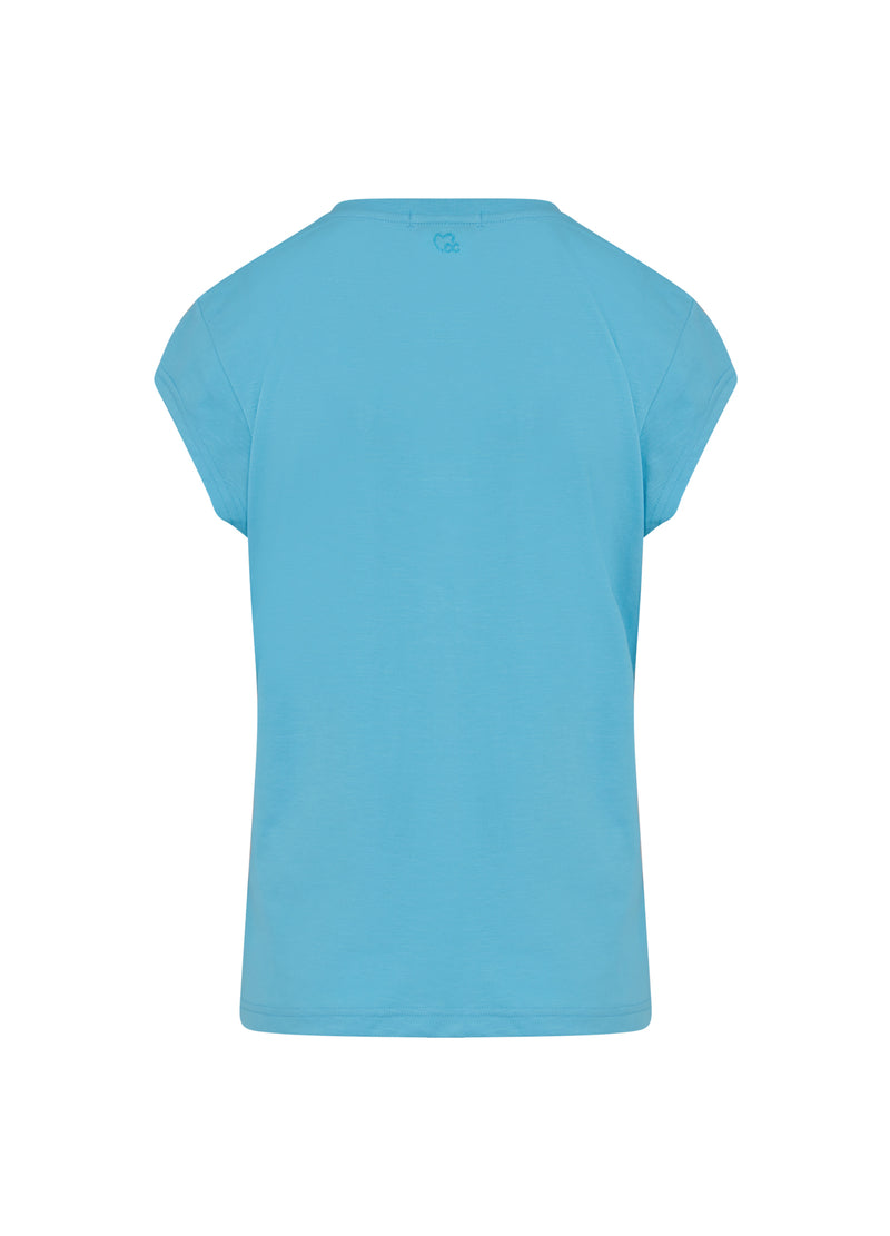 CC Heart CC HEART V-RINGAD T-SHIRT T-Shirt Aqua blue - 585