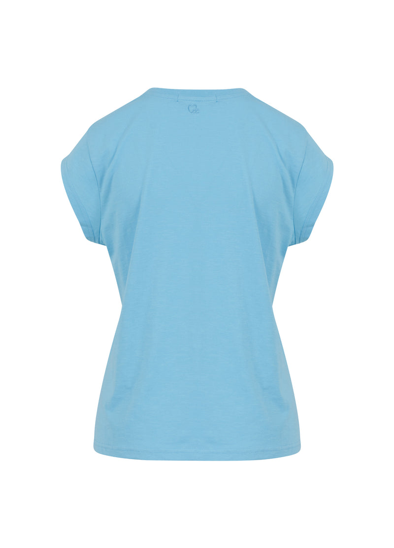 CC Heart CC HEART V-RINGAD T-SHIRT T-Shirt Light coastal blue - 569