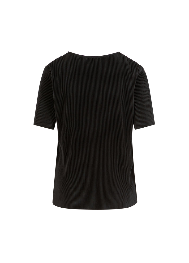 CC Heart CC HEART VIVIAN BLOUSE MED KORTA ÄRMAR Shirt/Blouse Black - 100