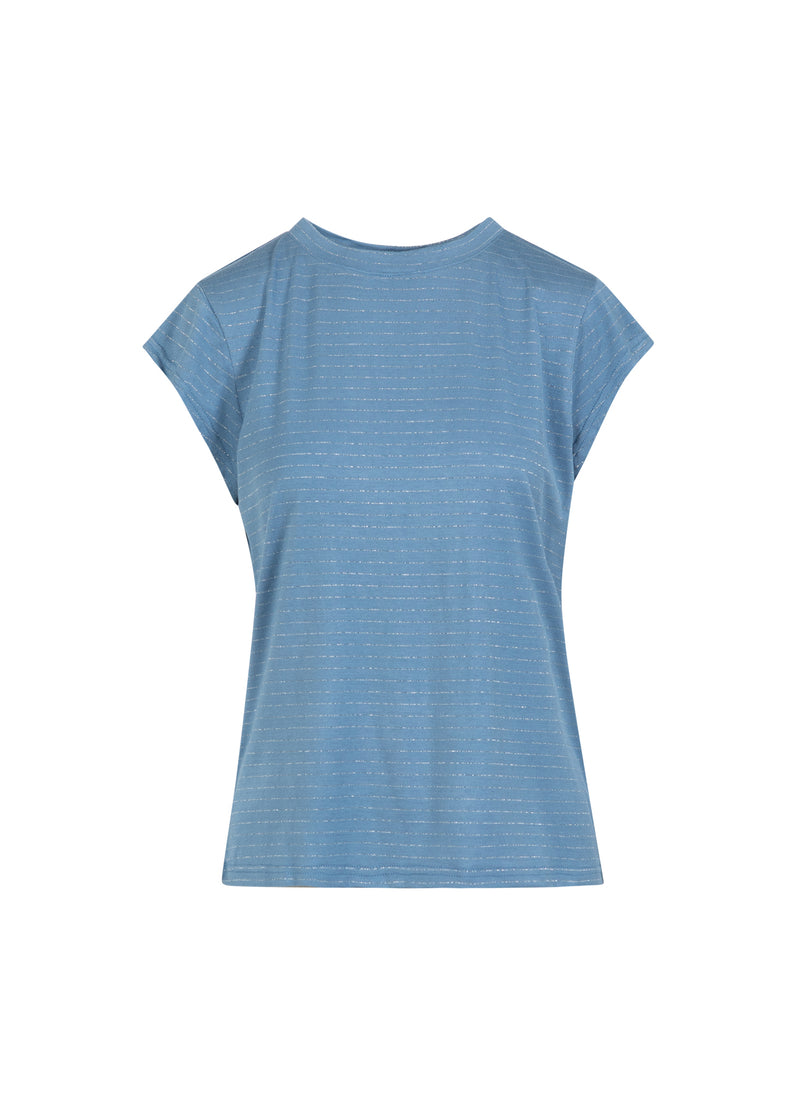 CC Heart CC HJÄRTA GLITTER TEE - KORT ÄRM T-Shirt Mid blue lurex - 558