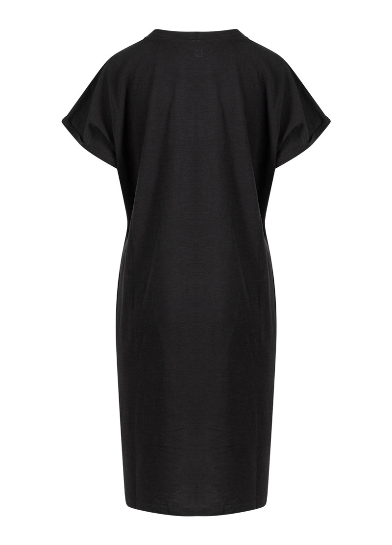 CC Heart CC HJÄRTA JERSEY KLÄNNING Dress Black - 100