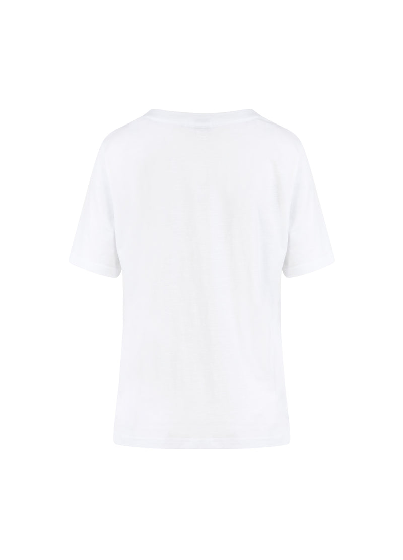 CC Heart CC HJÄRTA KYSS TEE - MELLANÄRMAR T-Shirt White - 200