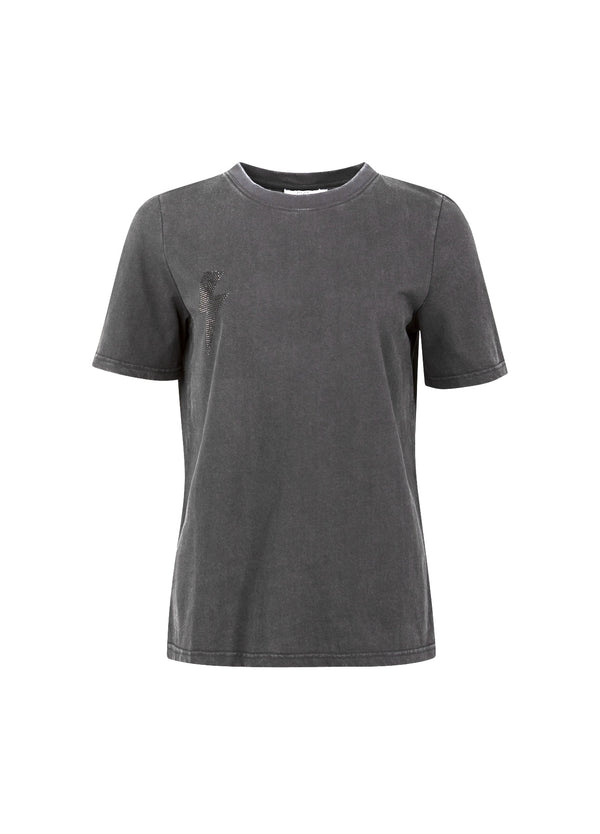 CC Heart CC HJÄRTA LIGHTNING TEE - MITTÄRM T-Shirt Washed grey - 180