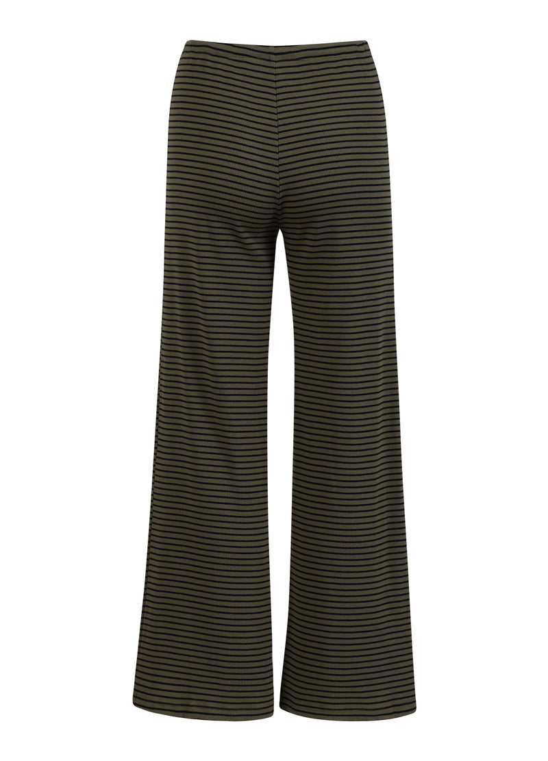 CC Heart CC HEART KAROLINE RIB BYXOR Pants Olive/navy stripe - 432