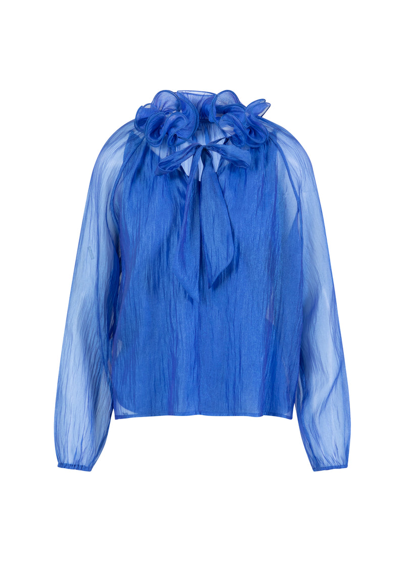 Coster Copenhagen CHIFFONG BLOUS Shirt/Blouse Rich blue - 583