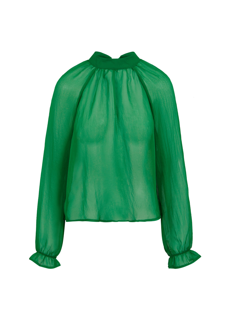 Coster Copenhagen CHIFFONG BLUS Shirt/Blouse Metallic green - 490