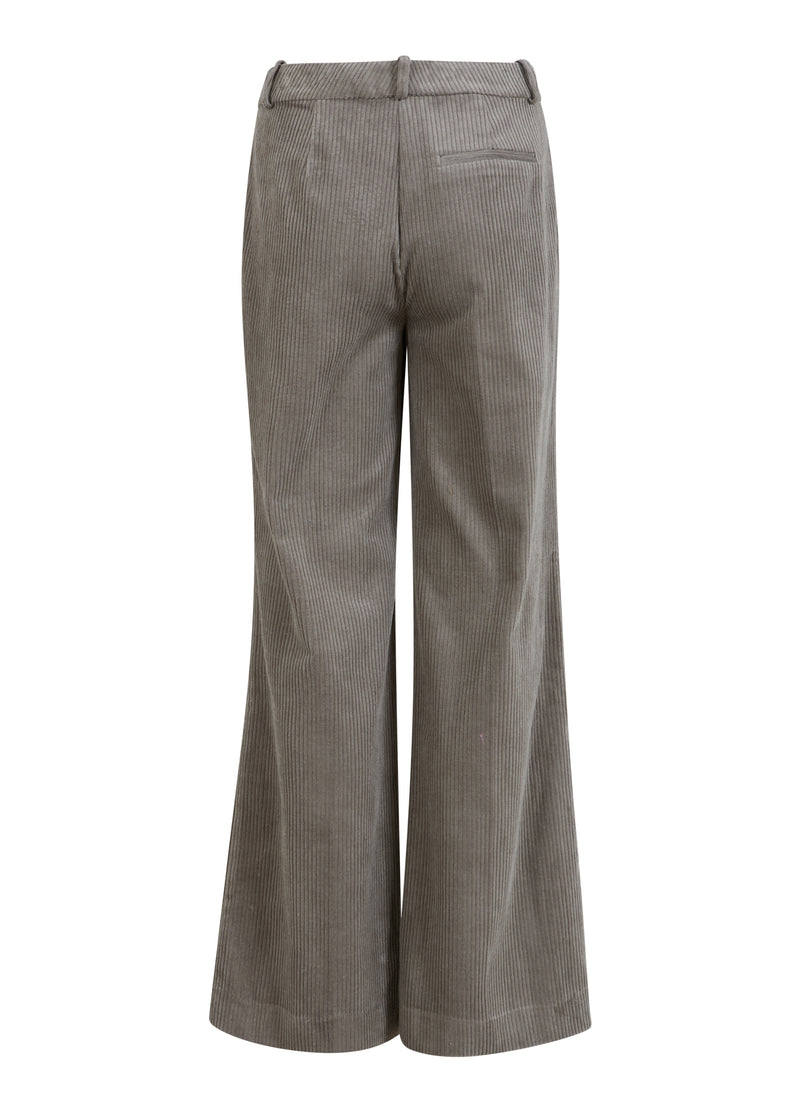 Coster Copenhagen CORDBYXOR - PETRA-PASSFORM Pants Warm grey - 197