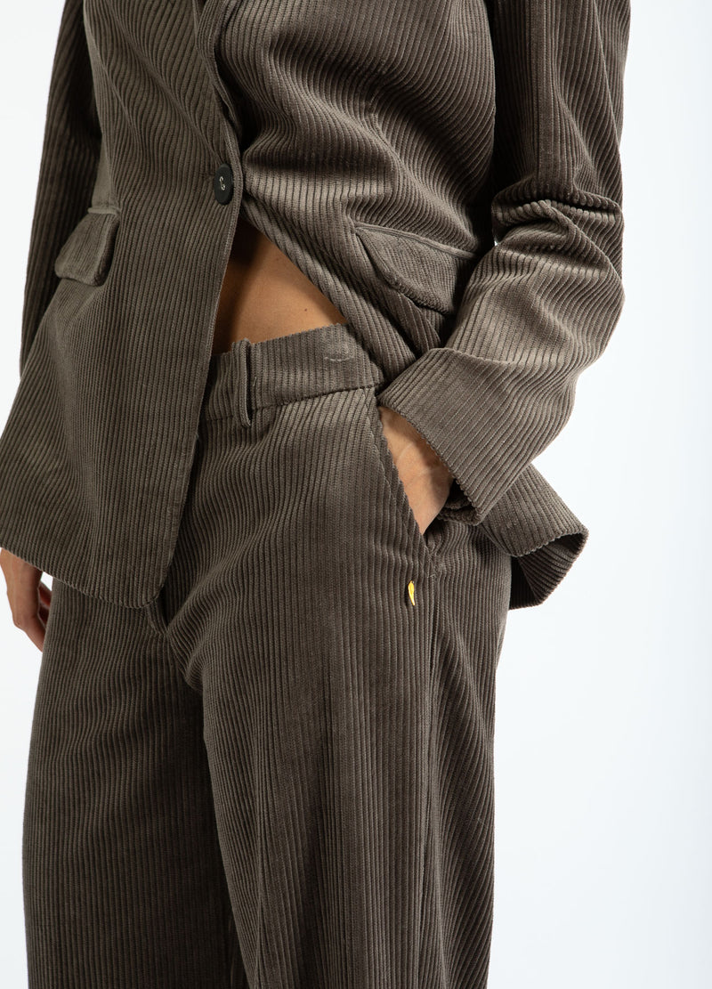 Coster Copenhagen CORDBYXOR KOSTYM - PETRA PASSFORM Pants Dove grey - 155