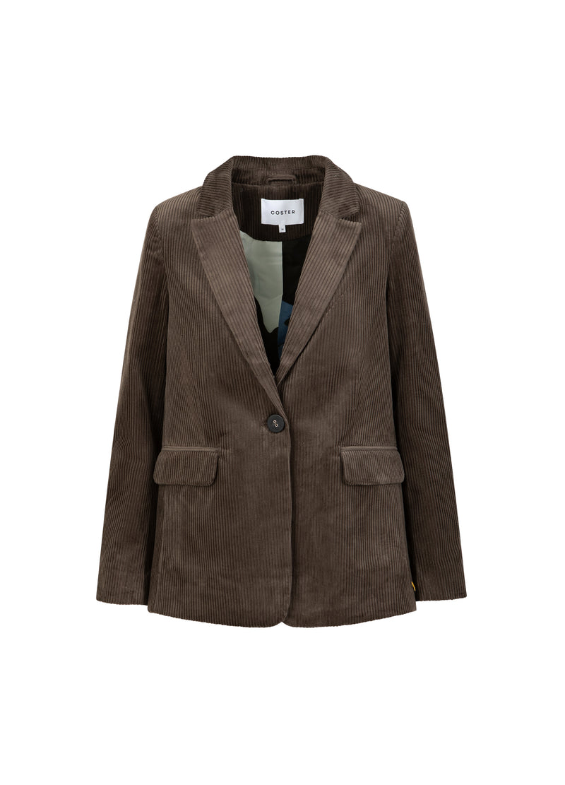 Coster Copenhagen CORDEROY DRÄKT BLAZER Blazer Dove grey - 155