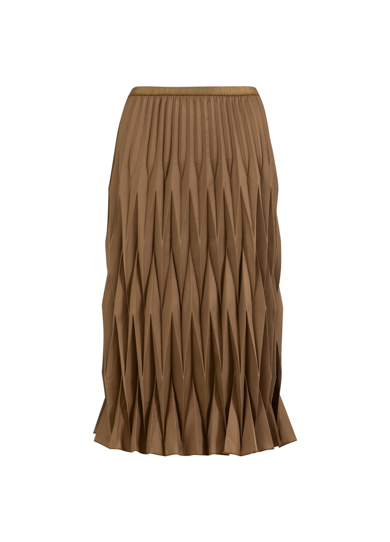 Coster Copenhagen DIAMANTVECKAD KJOL Skirt Taupe sand - 393
