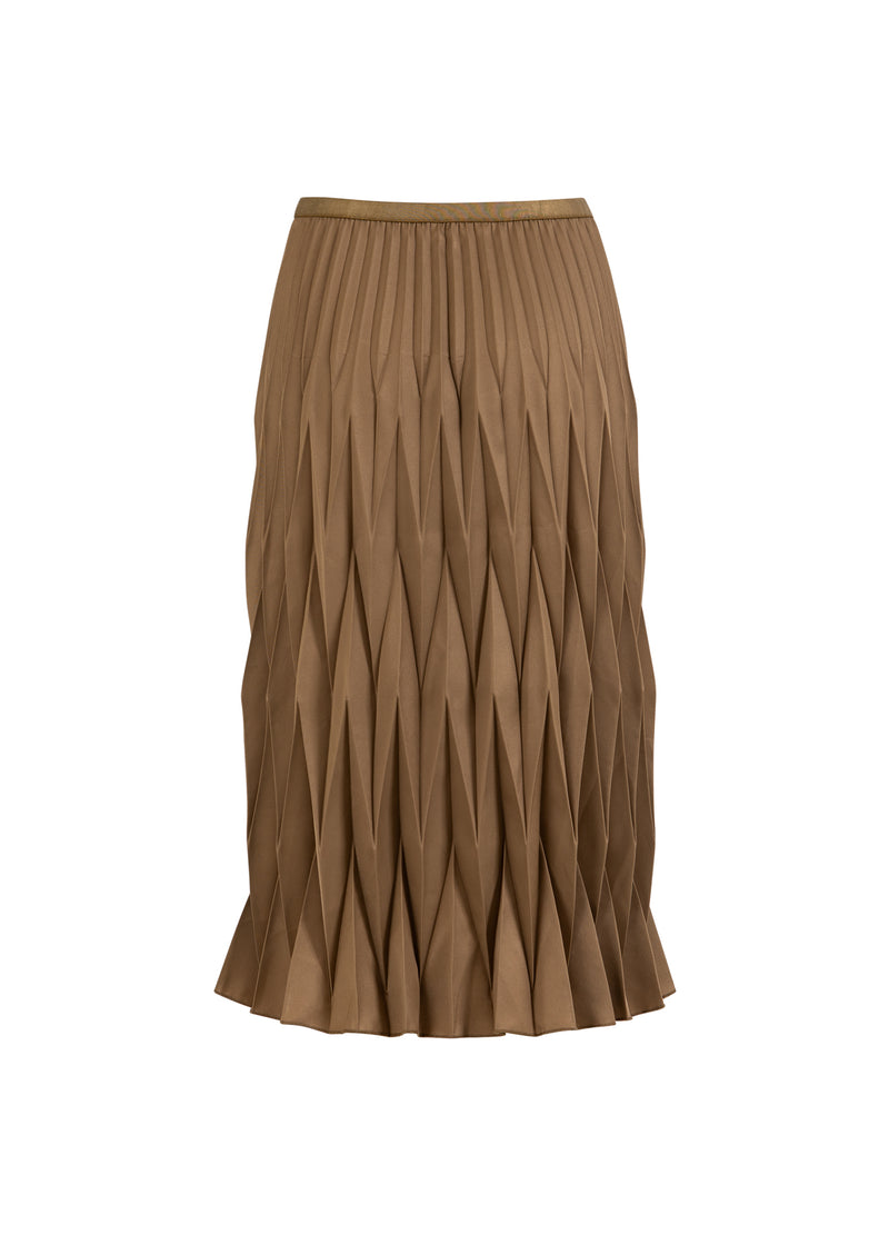 Coster Copenhagen DIAMANTVECKAD KJOL Skirt Taupe sand - 393