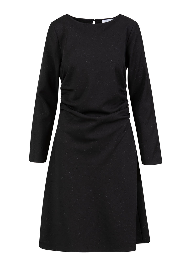 Coster Copenhagen DRAPERAD GLITTRIG KLÄNNING Dress Black - 100