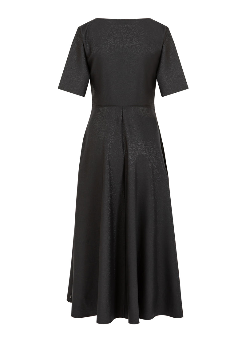 Coster Copenhagen DRAPERAD GLITTRIG KLÄNNING Dress Black - 100