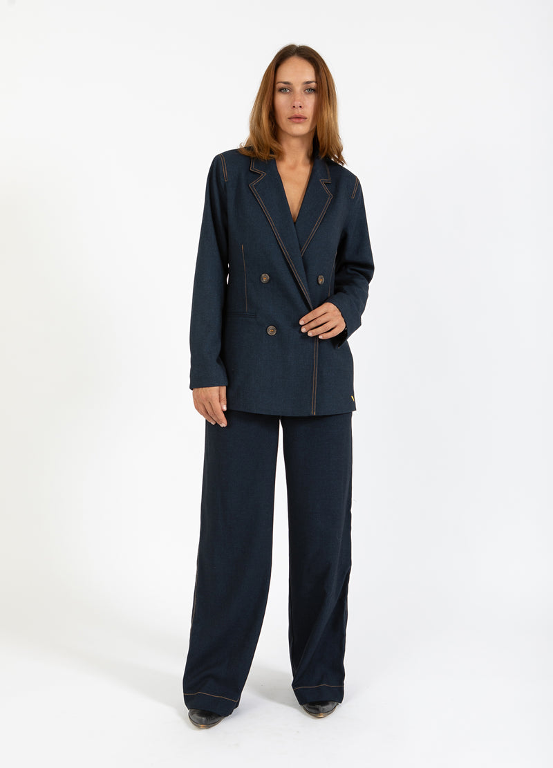 Coster Copenhagen DUBBELKNÄPPT KAVAJ Blazer Night blue - 513