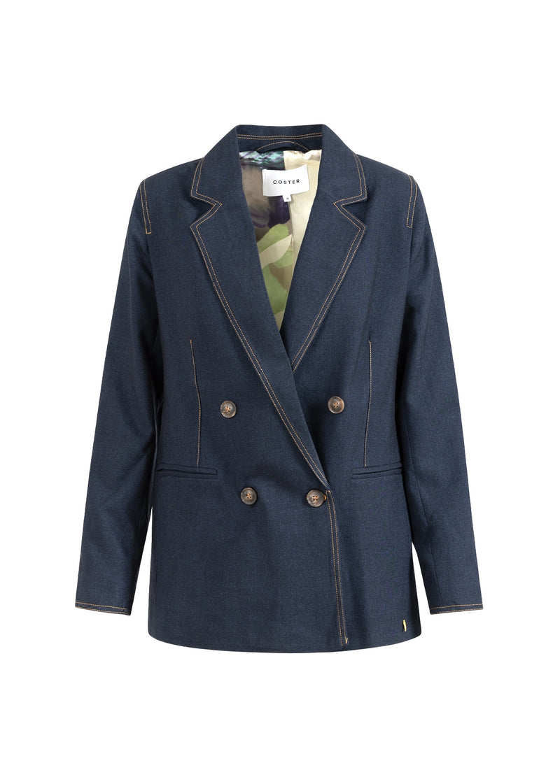 Coster Copenhagen DUBBELKNÄPPT KAVAJ Blazer Night blue - 513