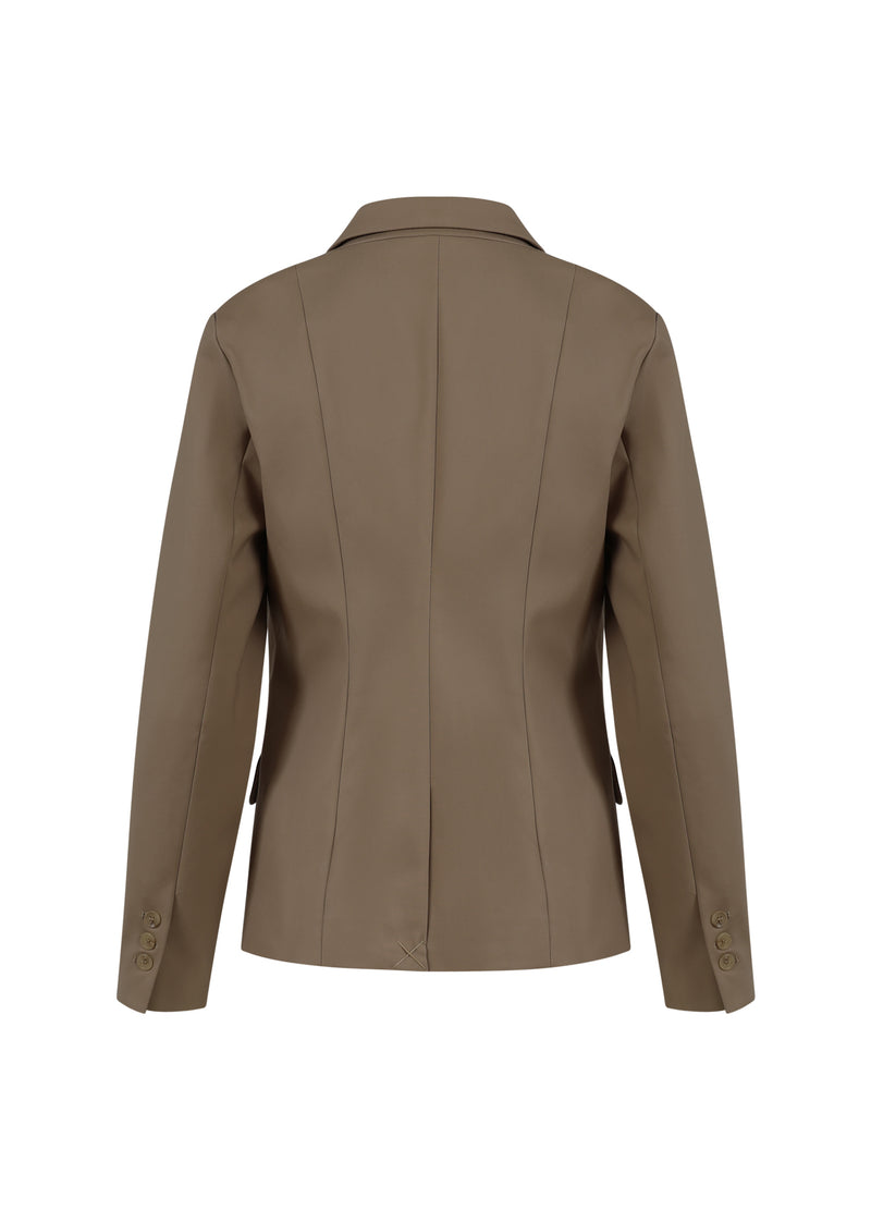 Coster Copenhagen DUBBELRADIG BLAZER MED PRAKTISKA DETALJER Blazer Desert sand - 329