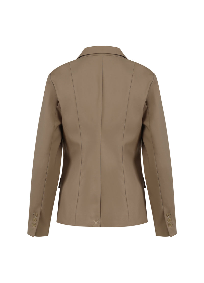 Coster Copenhagen DUBBELRADIG BLAZER MED PRAKTISKA DETALJER Blazer Desert sand - 329