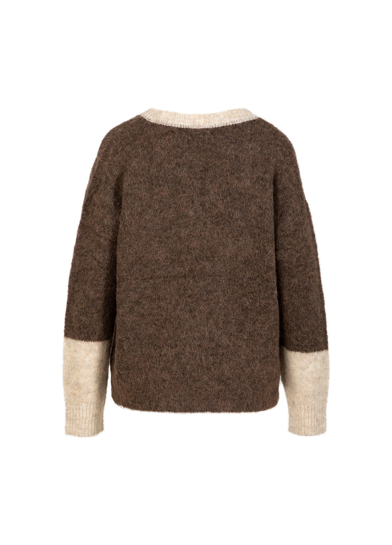 Coster Copenhagen FÄRGBLOCKSTRICK Knitwear Hazel/sand - 334