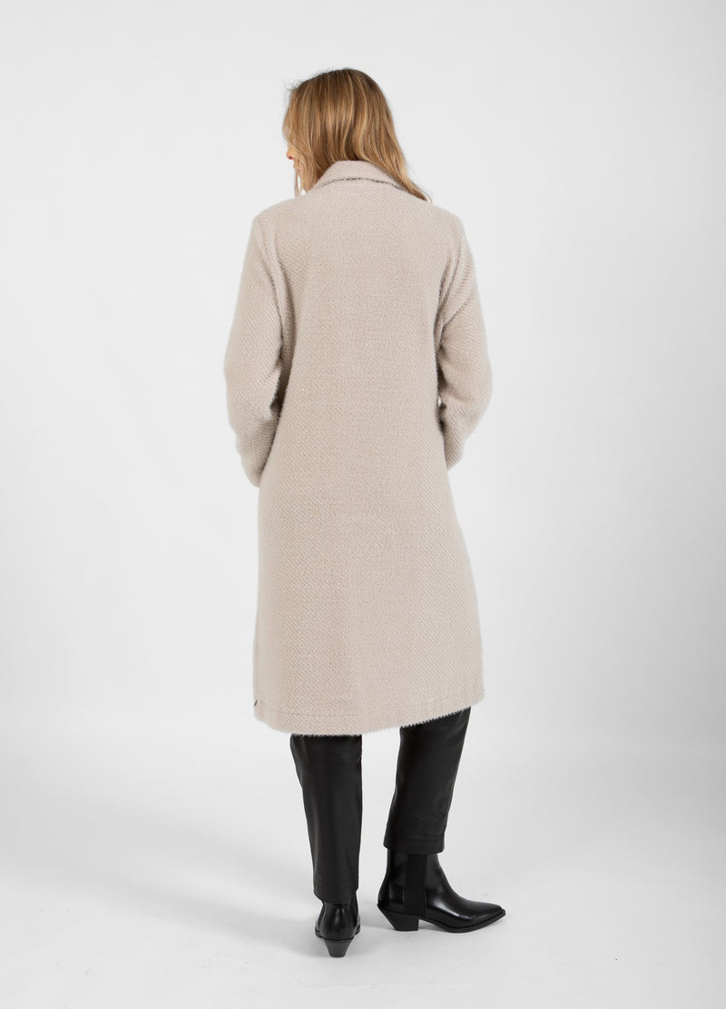 Coster Copenhagen FLUFFIG LÅNG KAPPA Outerwear Creme - 241