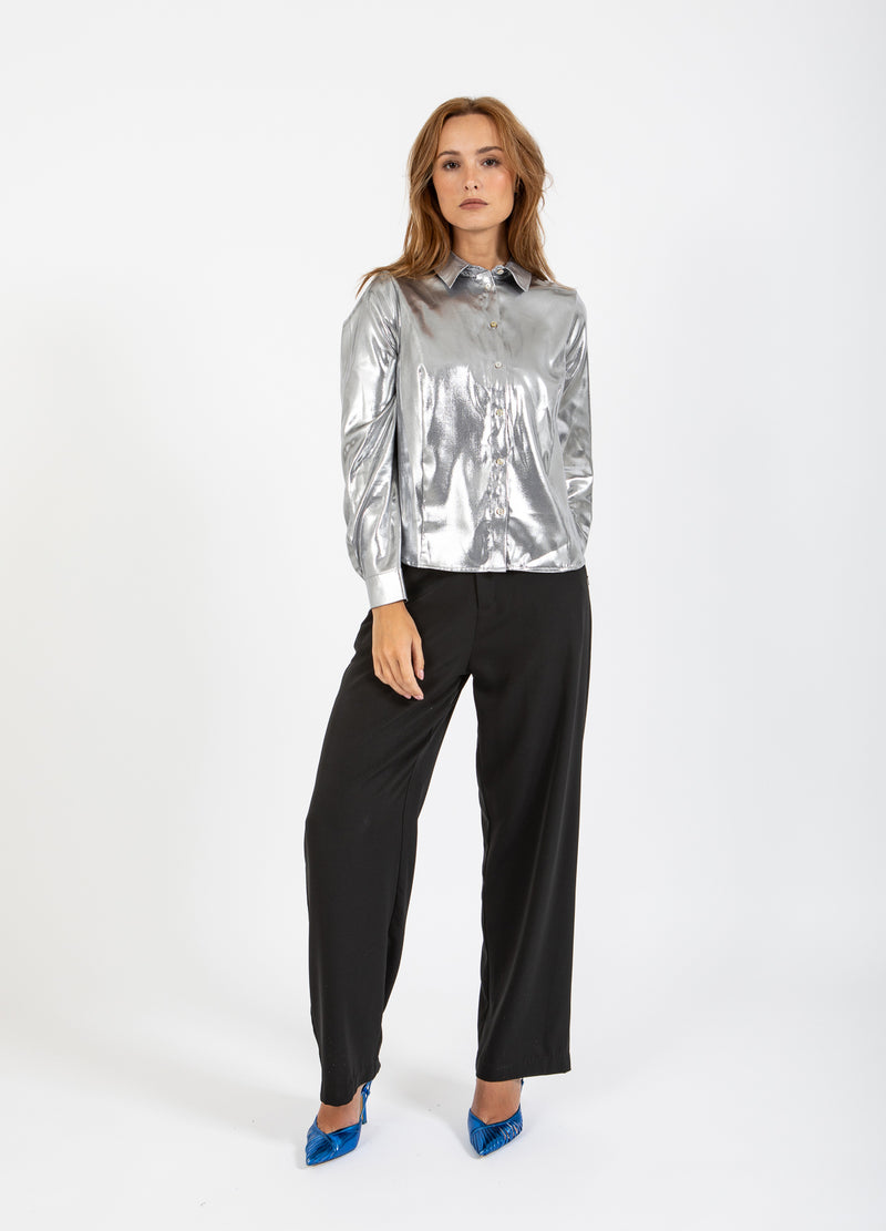 Coster Copenhagen GLITTRIG SKJORTA Shirt/Blouse Silver - 211