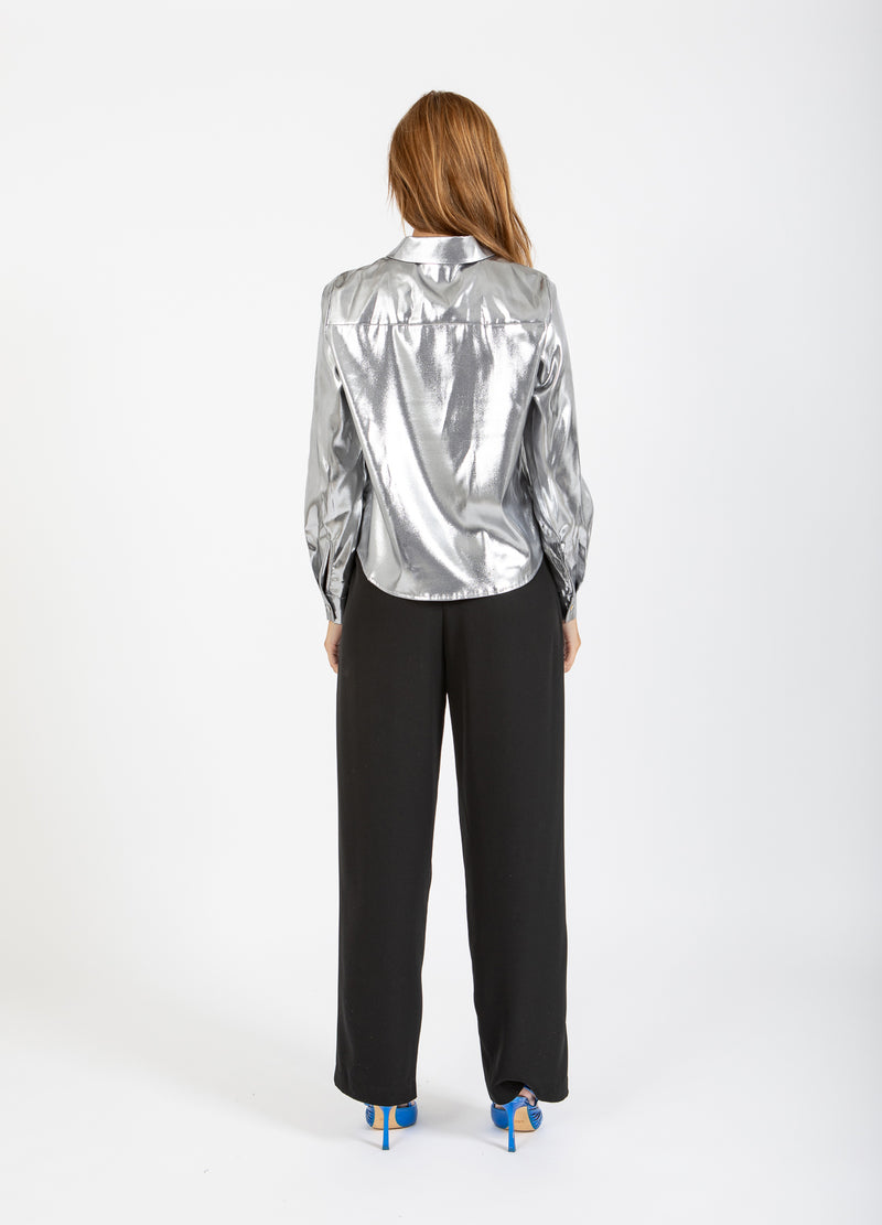 Coster Copenhagen GLITTRIG SKJORTA Shirt/Blouse Silver - 211