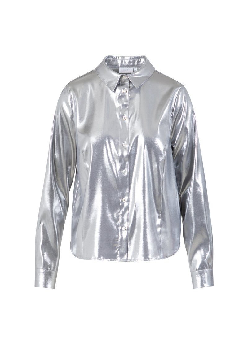 Coster Copenhagen GLITTRIG SKJORTA Shirt/Blouse Silver - 211