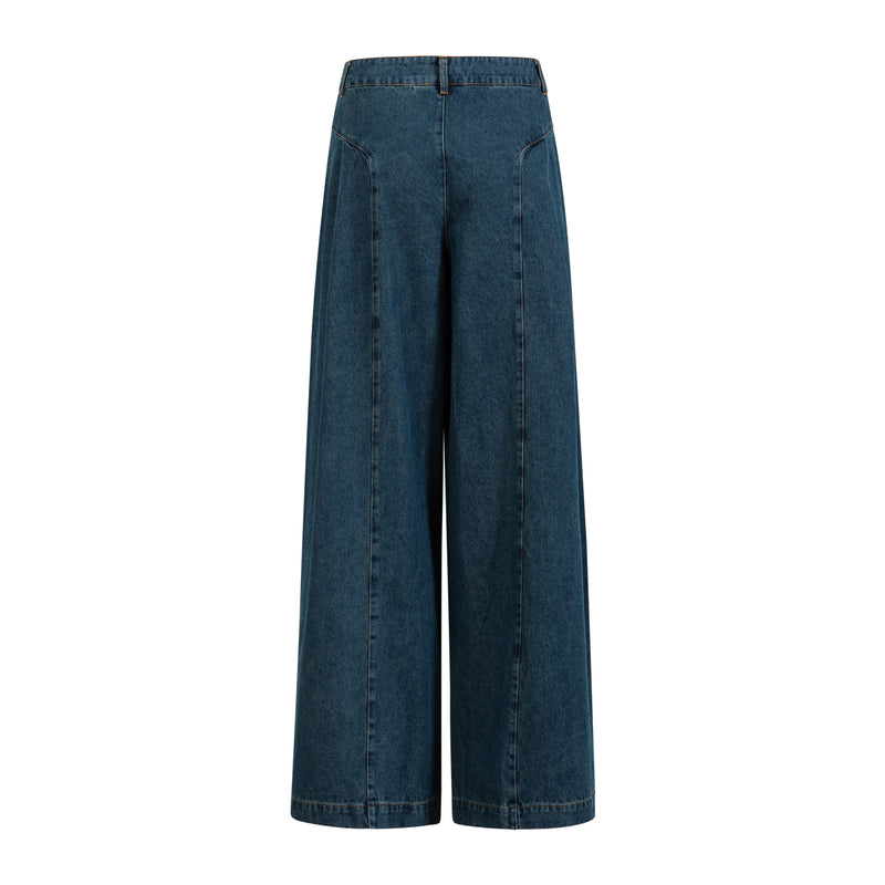 Coster Copenhagen HÖG MIDJA DENIMBYXOR - ANNA PASSFORM Pants Dark Blue Denim - 571