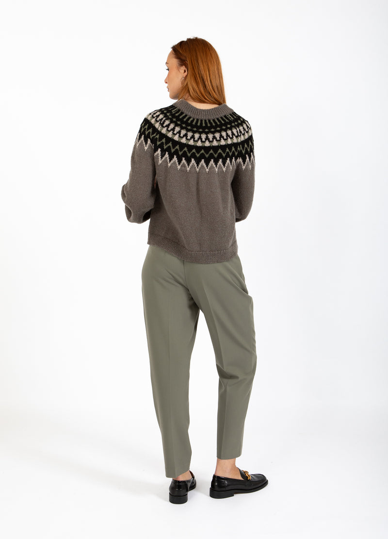 Coster Copenhagen ISLÄNDSK STICKAD Knitwear Volcanic grey - 188