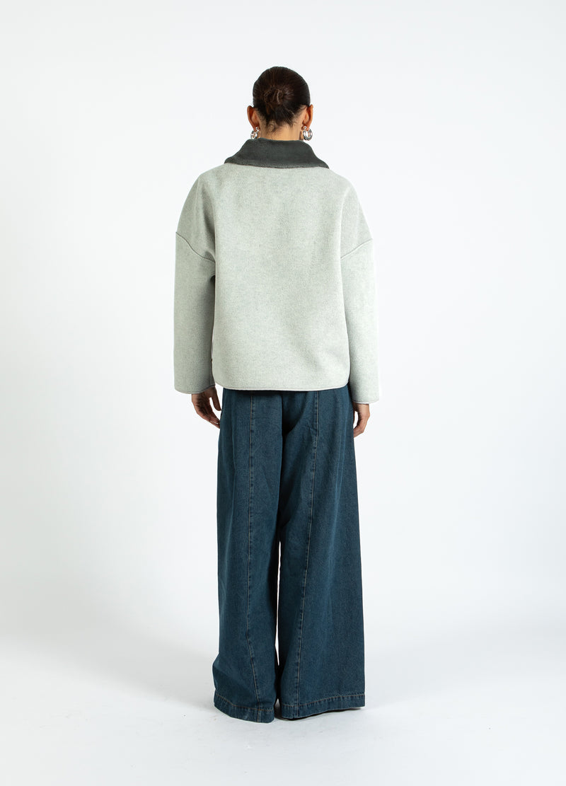Coster Copenhagen JACKA MED PÄLSKRAGE Outerwear Dove grey - 155