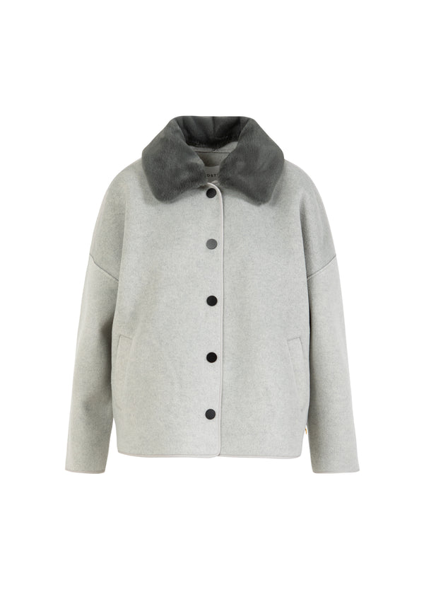 Coster Copenhagen JACKA MED PÄLSKRAGE Outerwear Dove grey - 155