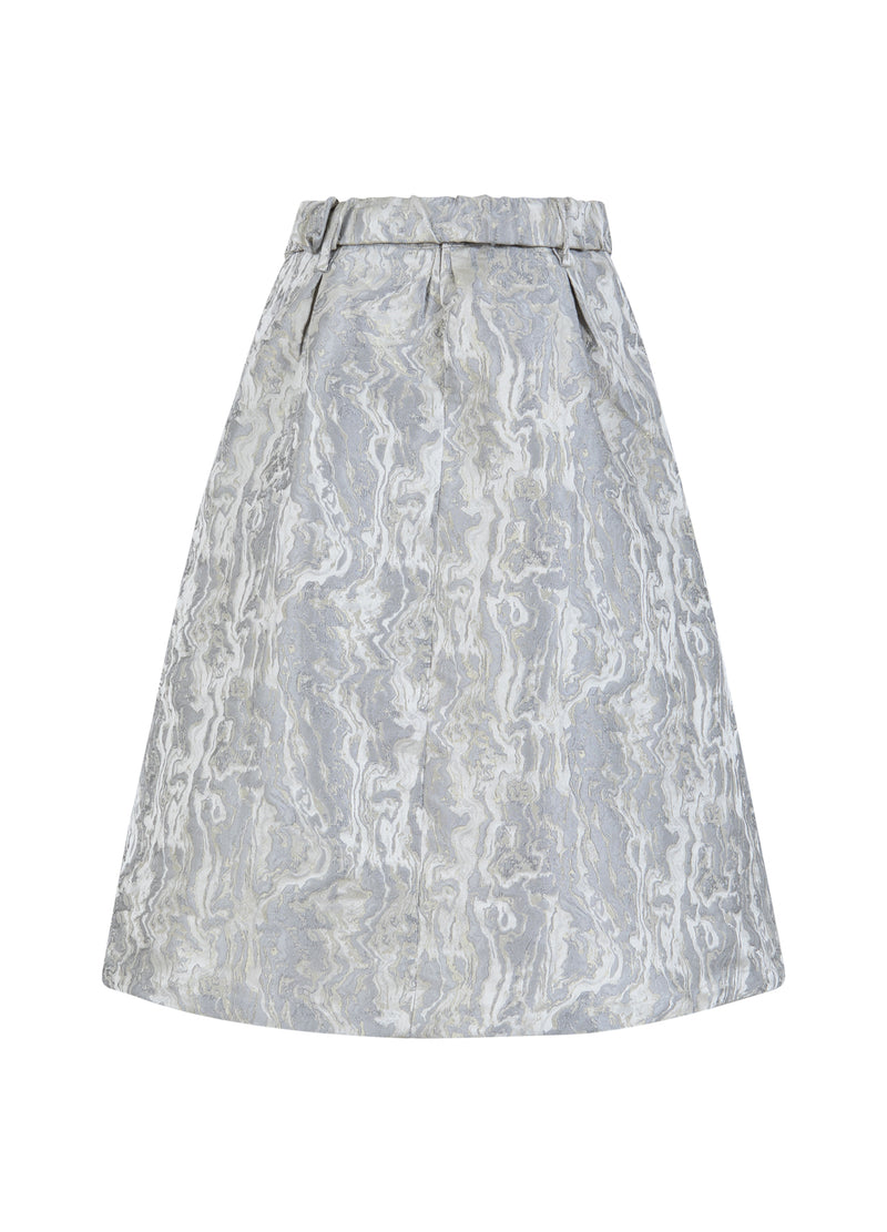 Coster Copenhagen JACQUARD-KJOL Skirt Silver grey - 162