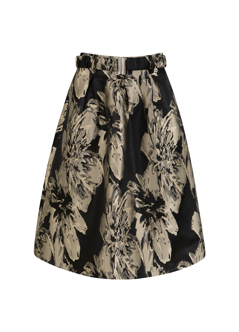 Coster Copenhagen JACQUARD KJOL Skirt Sand jaquard - 332