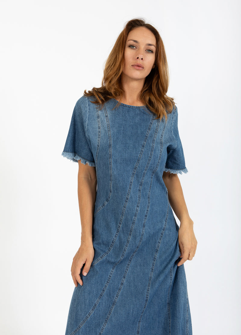 Coster Copenhagen JEANSKJOL Dress Denim blue - 550