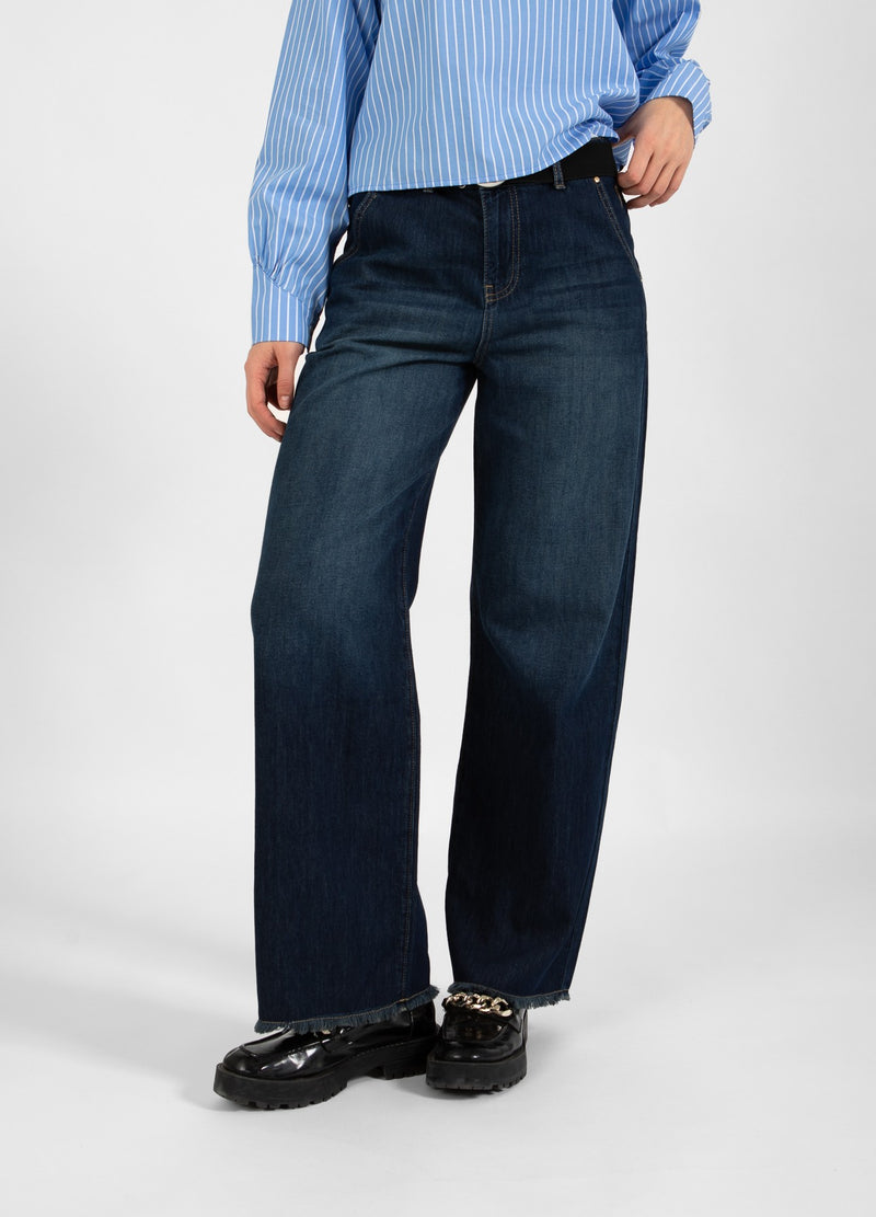 Coster Copenhagen JEANS MED BREDA BEN - PETRA PASSFORM Pants Dark Blue Denim - 571