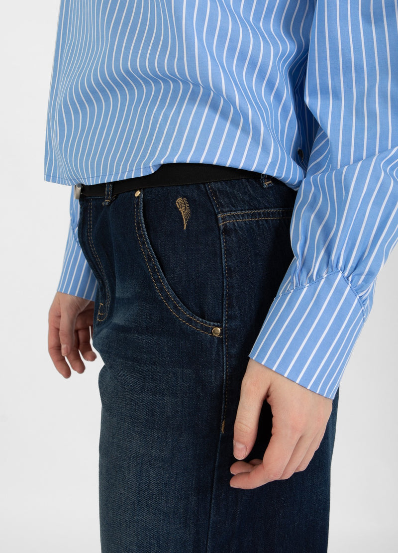 Coster Copenhagen JEANS MED BREDA BEN - PETRA PASSFORM Pants Dark Blue Denim - 571
