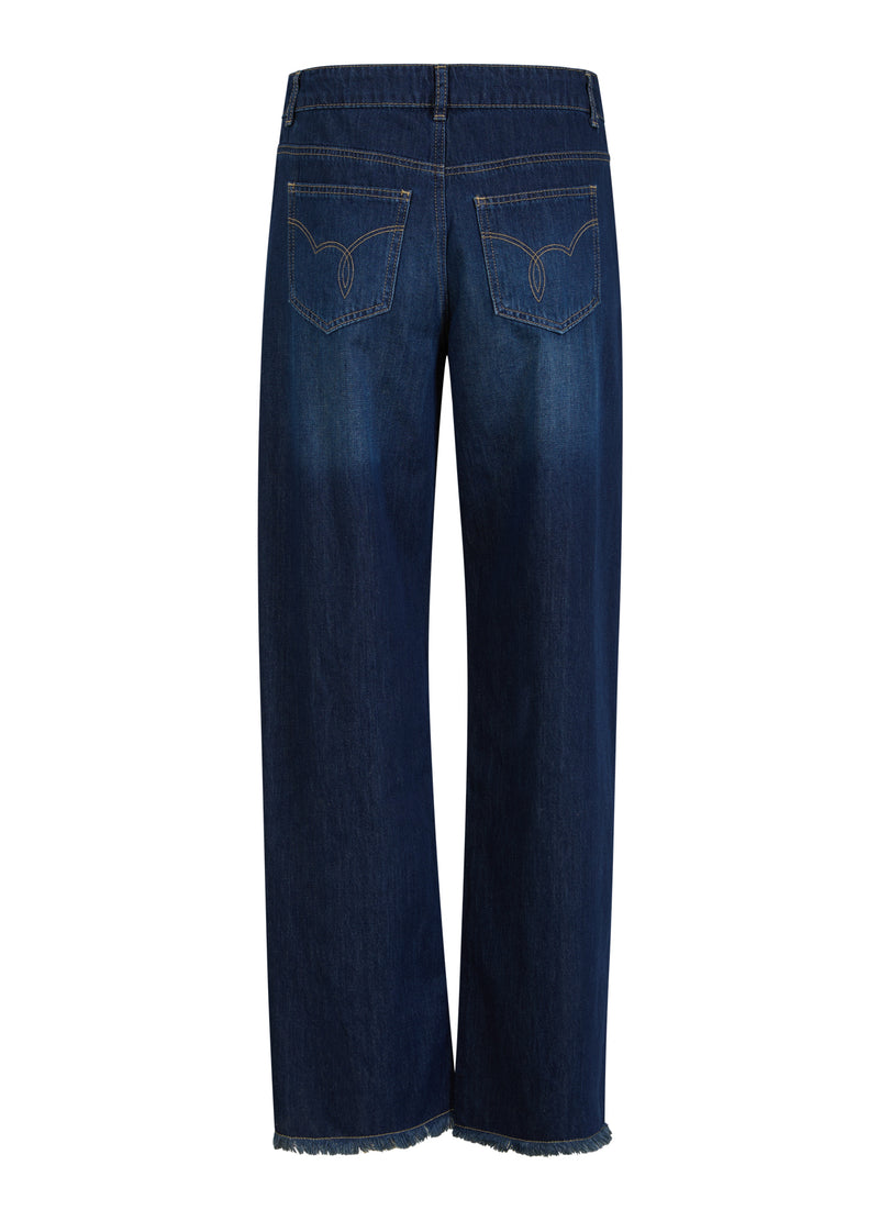 Coster Copenhagen JEANS MED BREDA BEN - PETRA PASSFORM Pants Dark Blue Denim - 571