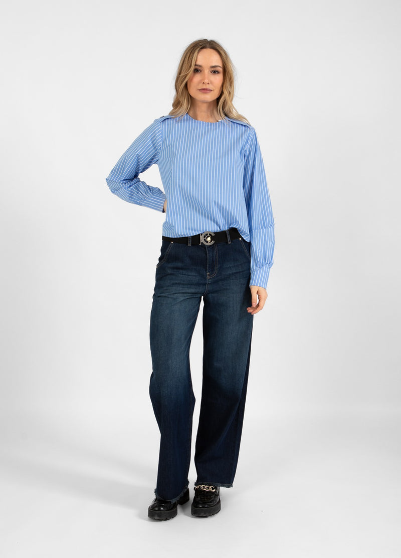 Coster Copenhagen JEANS MED BREDA BEN - PETRA PASSFORM Pants Dark Blue Denim - 571