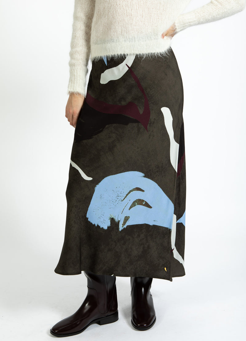 Coster Copenhagen KJOL I SKUGGA GRAFISK TRYCK Skirt
