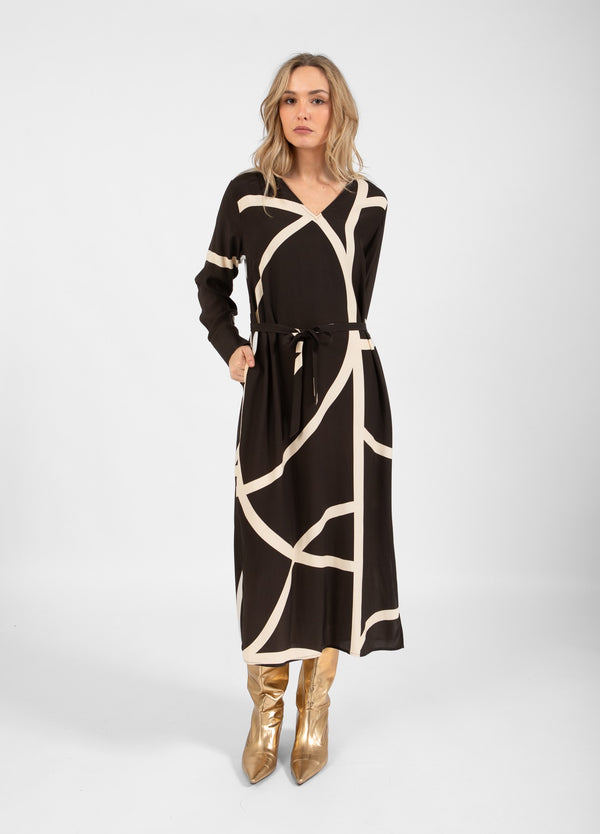 Coster Copenhagen KLÄNNING I FÄLTDTRYCK Dress Field print - 953