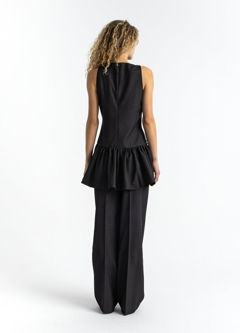 Coster Copenhagen KLÄNNING MED BÅGAR Dress Black - 100