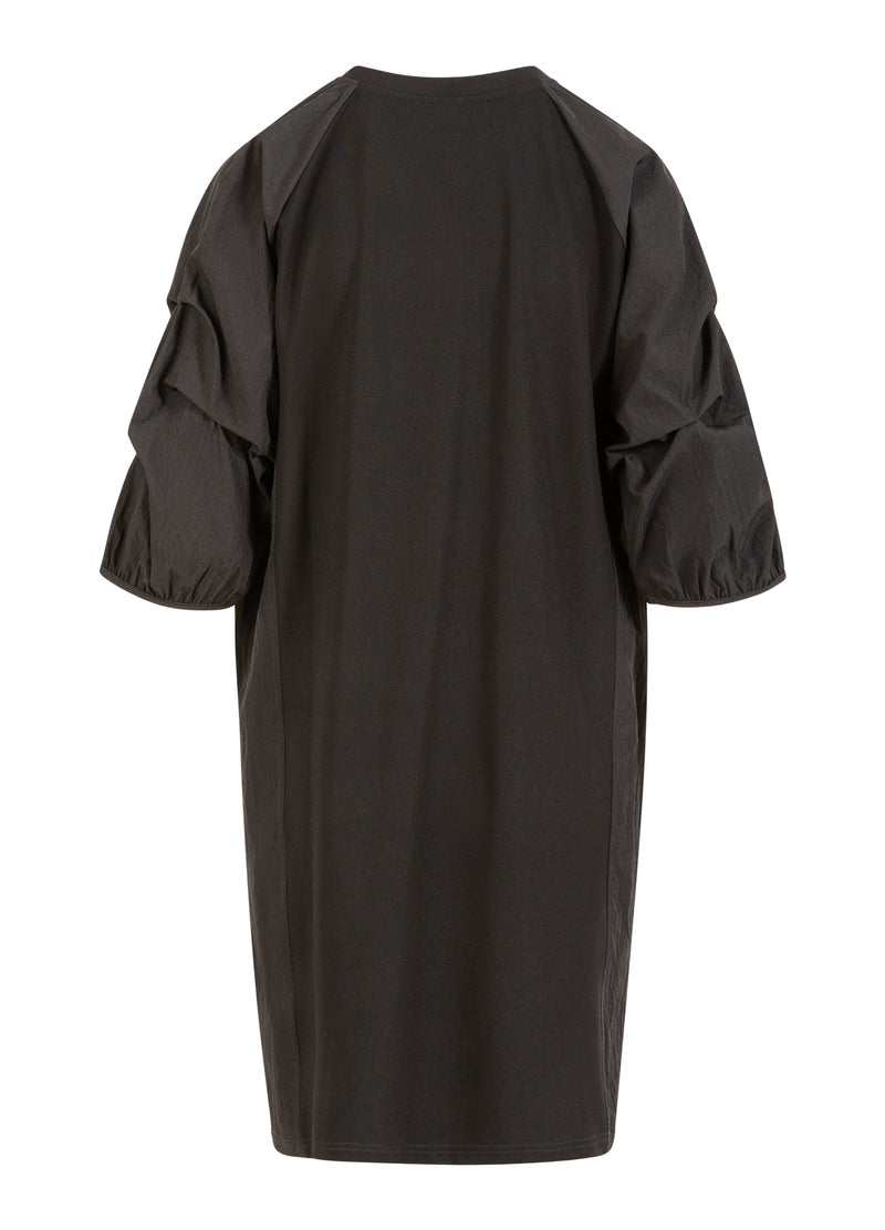 Coster Copenhagen KLÄNNING MED PUFFÄRMAR Dress Black - 100