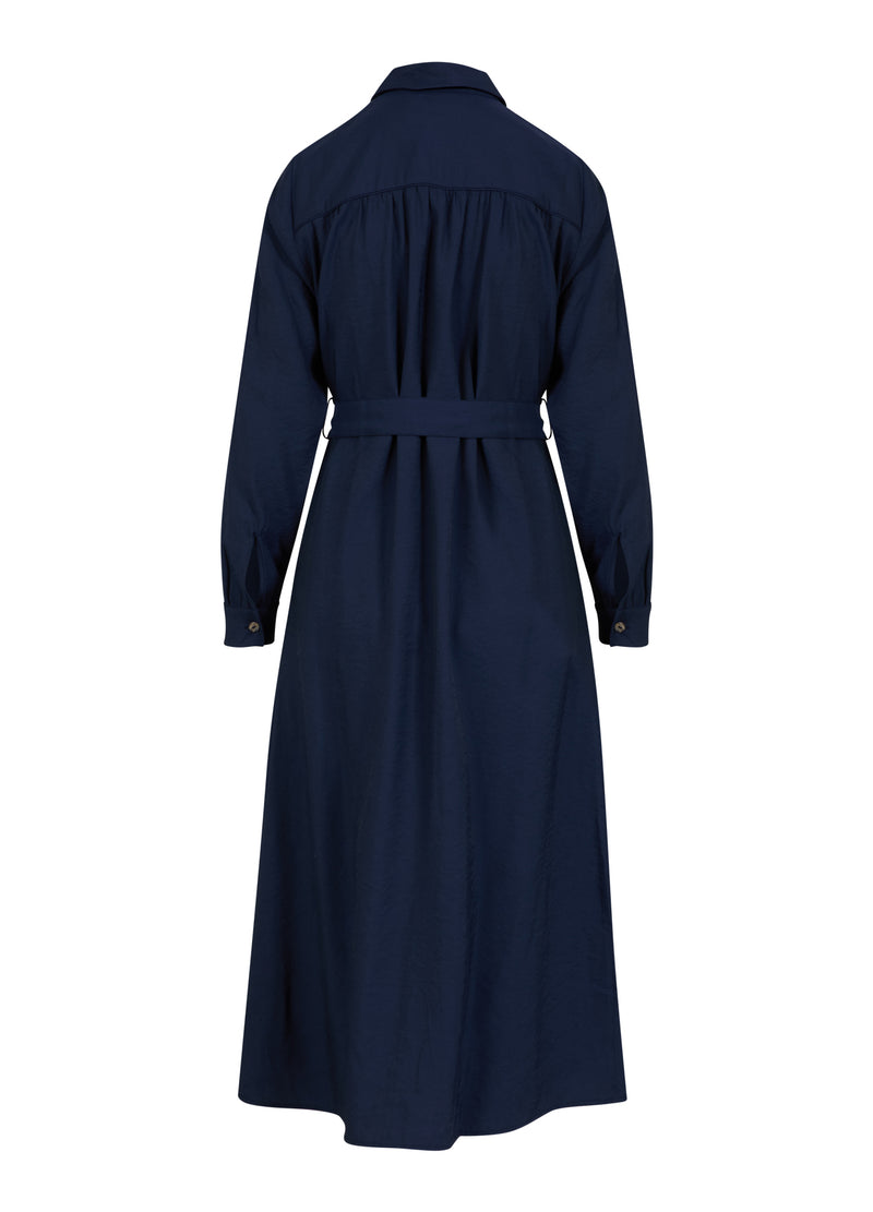 Coster Copenhagen KLÄNNING MED SKÄRP Dress Dark blue - 579