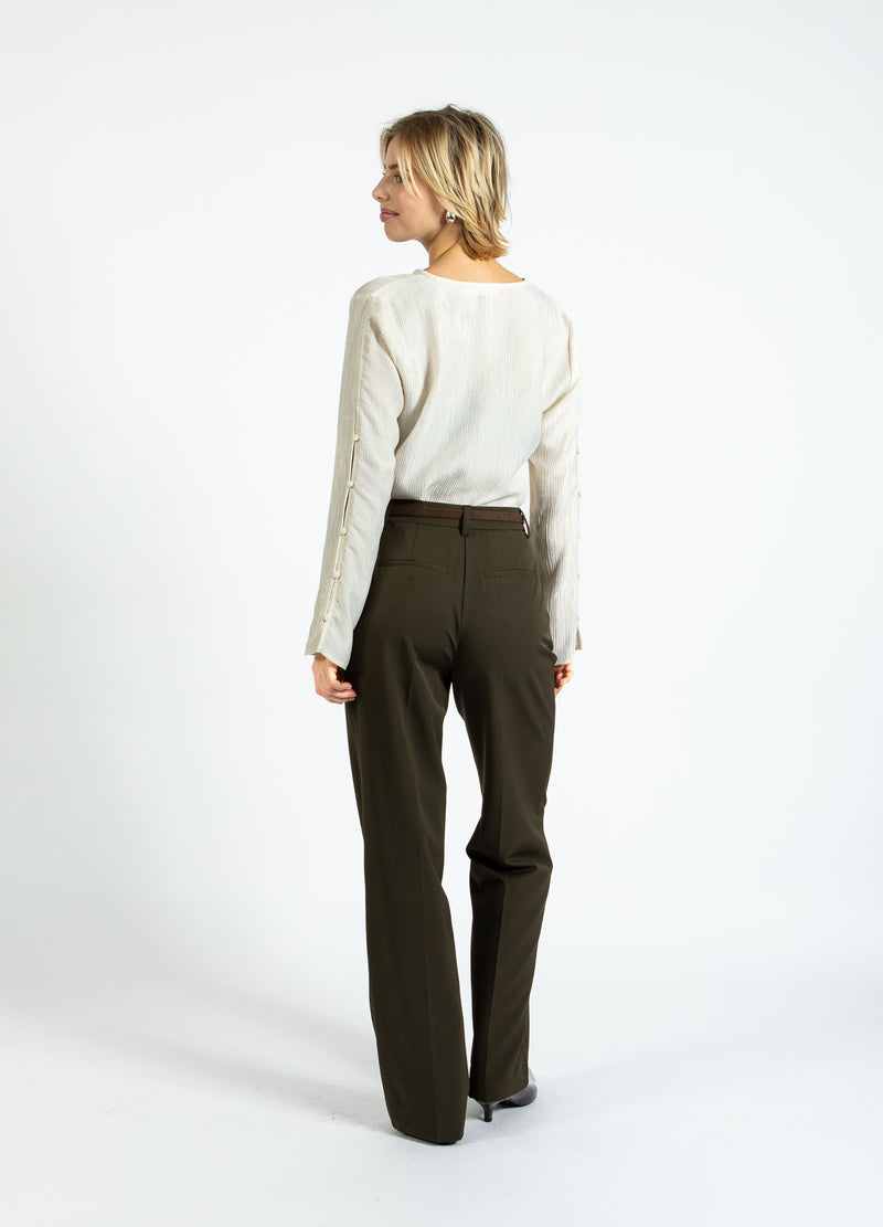 Coster Copenhagen KLASSISKA BYXOR - PETRA PASSFORM Pants Hunter Green - 486
